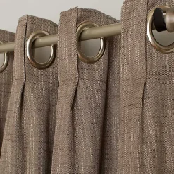 Sand Box Pleated Single Curtain Panel, 84 in.