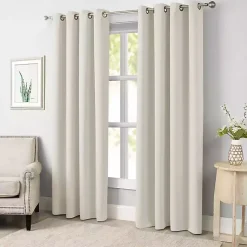Sandy Beige Blackout Curtain Panel Set, 108 in.