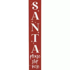 Santa Please Stop Here Porch Board