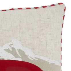 Santa Truck and Trailer Lumbar Pillow