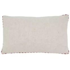 Santa with Truck and Trailer Pillow