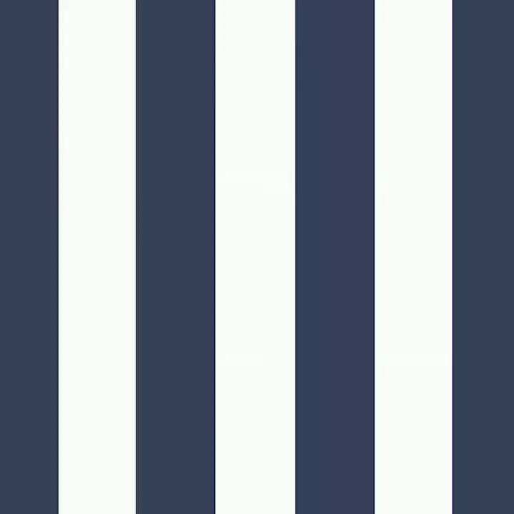 Sapphire Cabana Stripe Outdoor Pillow
