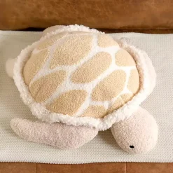 Sea Turtle Boucle Pillow
