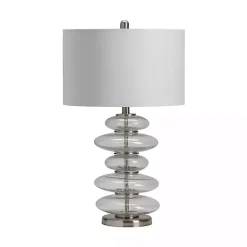 Seeded Glass Bubble Cairn Table Lamp