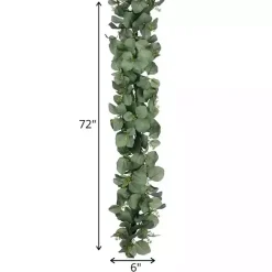 Seeded Silver Dollar Eucalyptus Garland