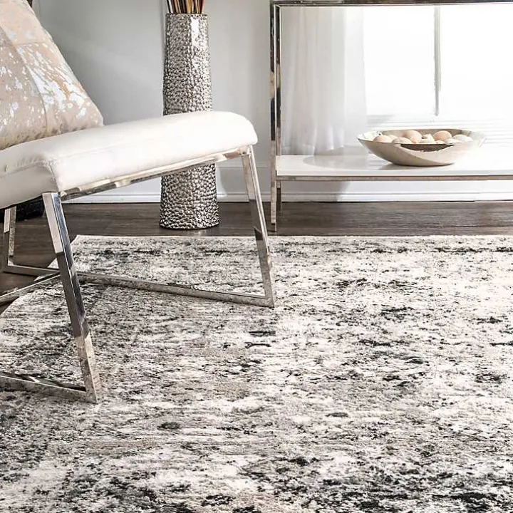 Shauna Vintage Speckled Area Rug, 5x8