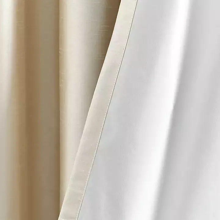 Silky Wheat Blackout Curtain Panel, 95 in.