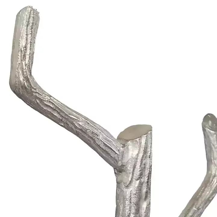 Silver Aluminum Tree Branch Coat Rack