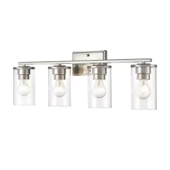 Silver Metal Modern Vanity Light