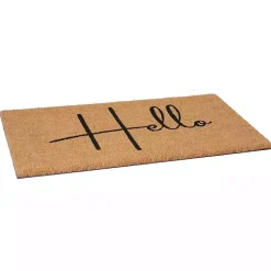 Simple Hello Script Doormat, 36x24