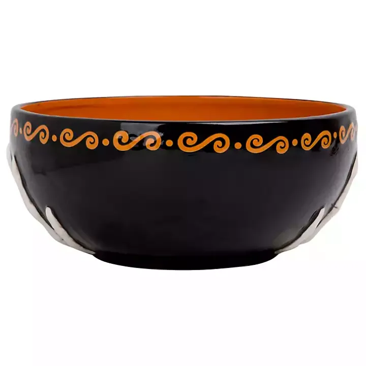 Skeleton Hands Ceramic Bowl
