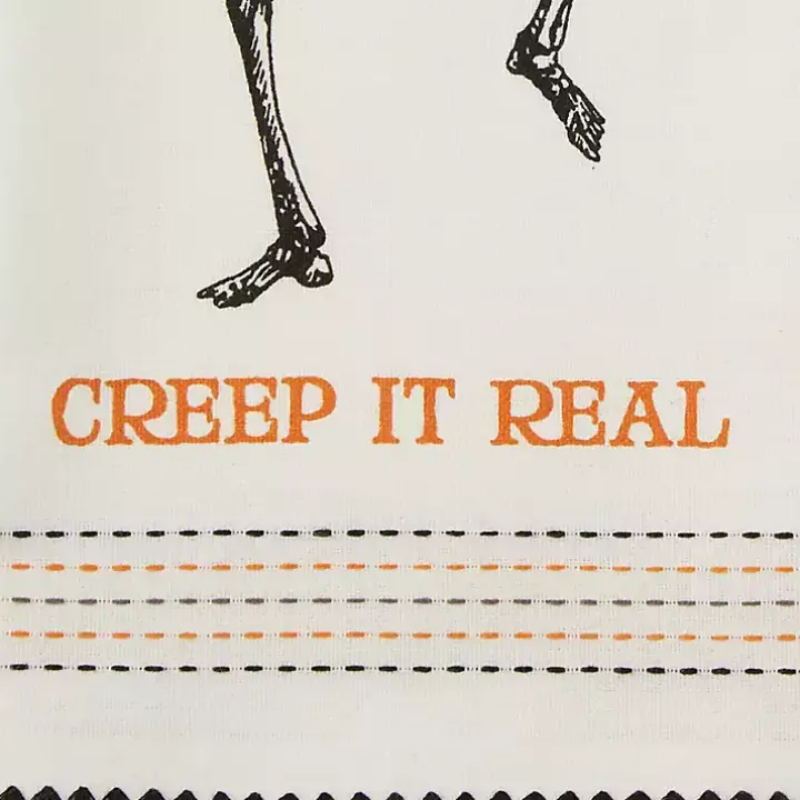 Skeletons Printed Assorted Dishtowels, Set of 3