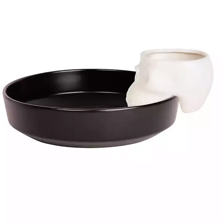 Skull Chip and Dip Serving Set