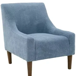 Sky Blue Upholstered Shea Accent Chair