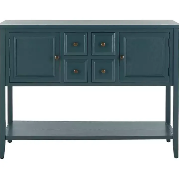 Slate Teal 4-Drawer Charlotte Sideboard