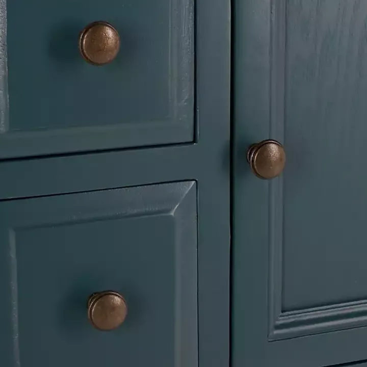 Slate Teal 4-Drawer Charlotte Sideboard