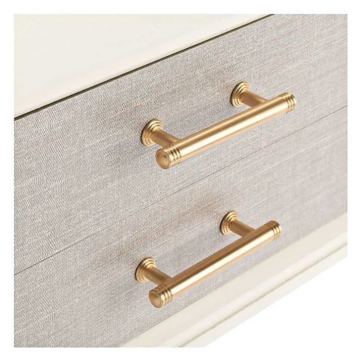Sloane White Four-Drawer Console Table