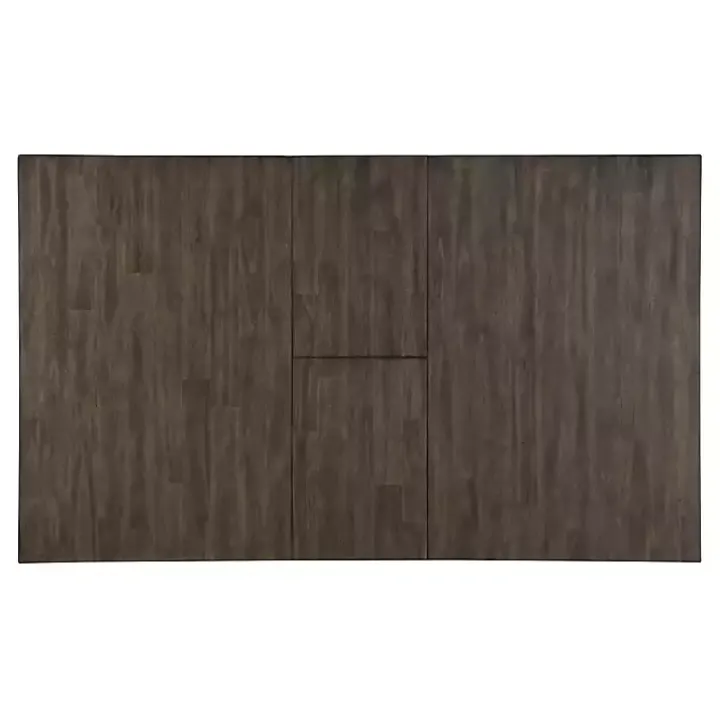Smoked Alabaster and Honey Wood Dining Table
