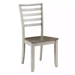 Smoked Alabaster and Honey Wood 7-pc. Dining Set