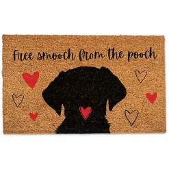 Smooch from the Pooch Coir Doormat