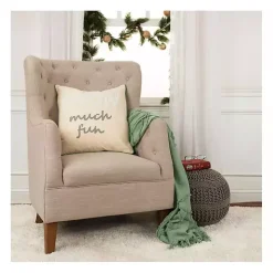 Snow Much Fun Christmas Throw Pillow