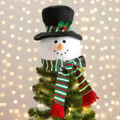 Snowman Shaped Christmas Tree Topper