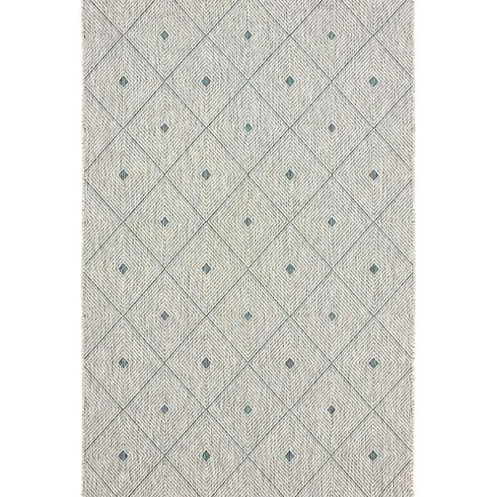 Solitaire Sun Shower Outdoor Area Rug, 7x9