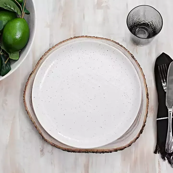 Speckled Cream Simple Things Dinner Plate