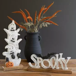 Spooky Bat Wooden Halloween Table Decoration