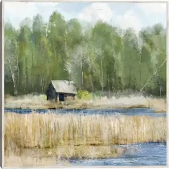 Spring Serenity Framed Canvas Art Print