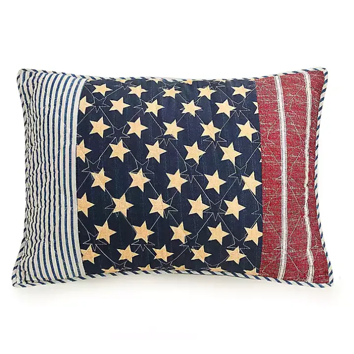Stars and Striped Patch 2-pc. Twin Quilt Set