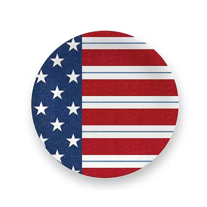 Stars and Stripes 4-pc. Melamine Appetizer Plates