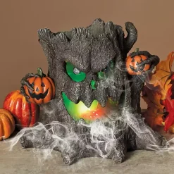 Steaming Haunted Tree Stump