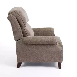 Stone Handwoven Upholstered Recliner