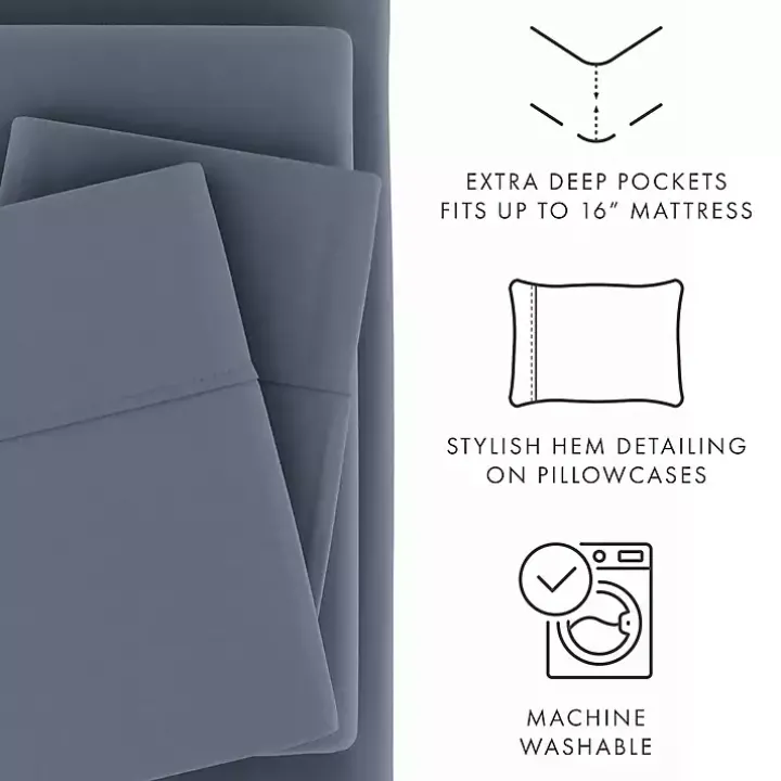 Stone Ultra Soft 3-pc. Twin XL Sheet Set