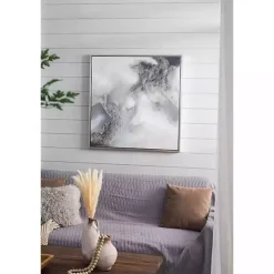 Stormy Skies Framed Canvas Art Print