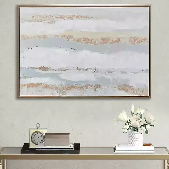 Strato Hand Embellished Gold Foil Framed Art Print