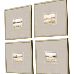 Subtle Landscapes Framed Art Prints, Set of 4