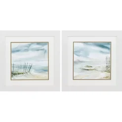 Subtle Mist Framed Art Prints, Set of 2