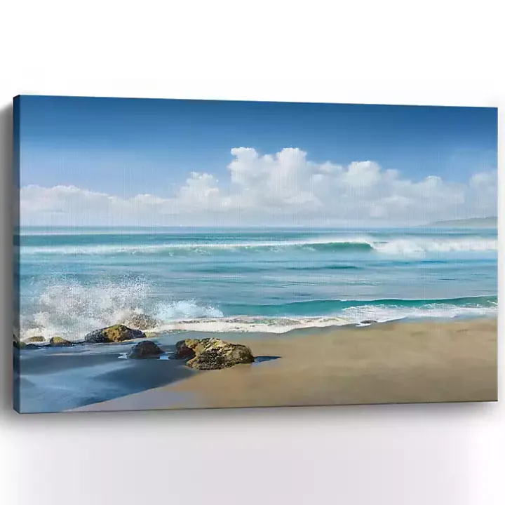 Sweeping Blue Canvas Art Print, 60x40 in.