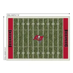 Tampa Bay Buccaneers Home Field Area Rug, 6x8