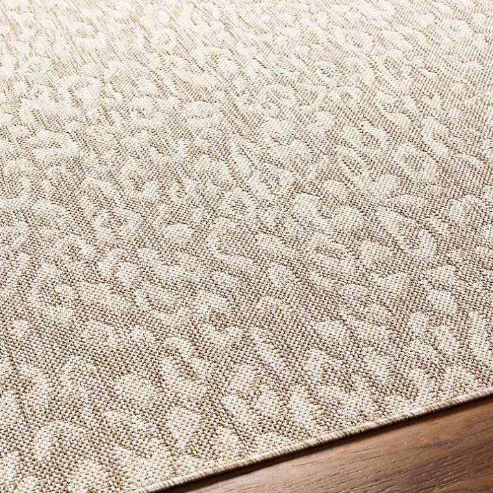 Tan Amur Outdoor Rug, 5x7