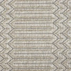 Tan Chevron Indoor/Outdoor Area Rug, 5x7