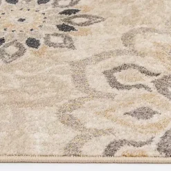 Tan Floral Mini Medallions Area Rug, 5x7