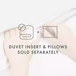 Tan Rugged Stripe 2-pc. Twin Duvet Cover Set