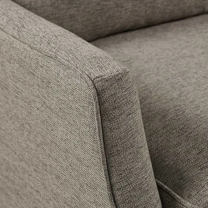 Tan Skirted Swivel Martha Stewart Accent Chair