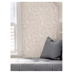 Tan Terrene Peel and Stick Wallpaper