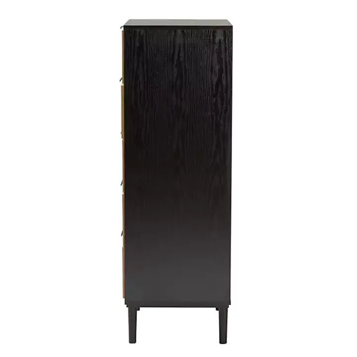Tara Two-Tone Espresso Rattan Chest