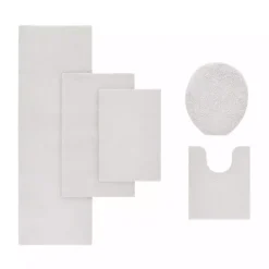 Taupe Marshmallow Contour Bath Mat, 24 in.