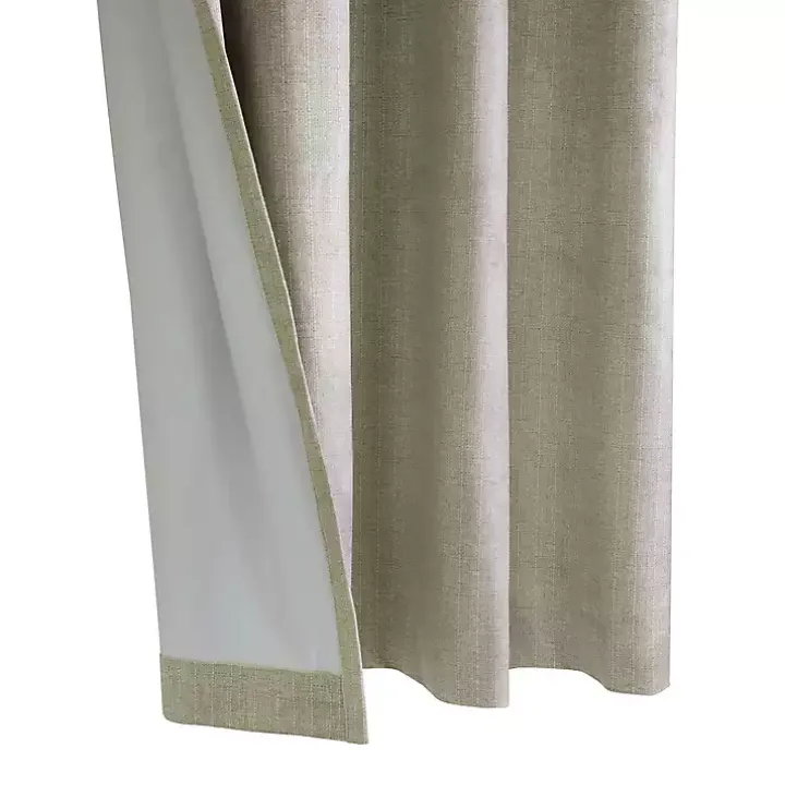 Taupe Paris Velvet Blackout Curtain Panel, 84 in.